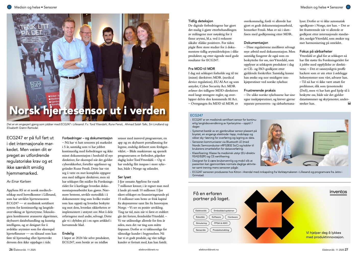 Elektronikk 21. november 2025