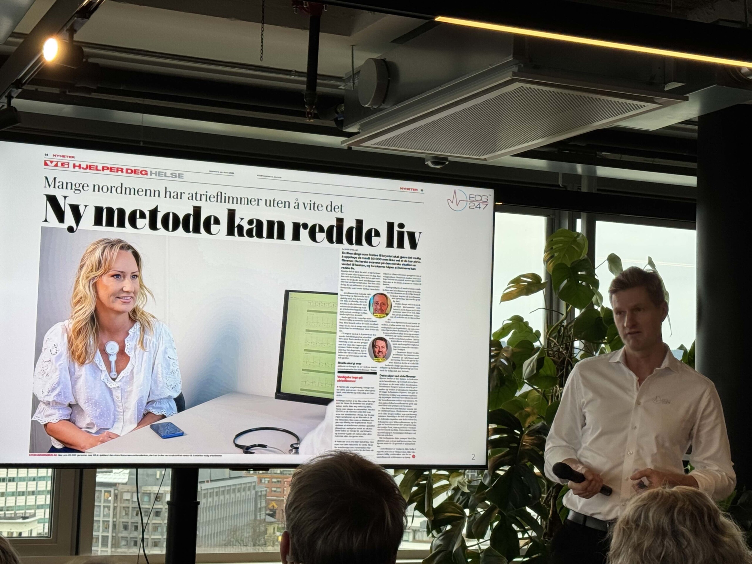 Tord presenterer for HOD og Vestre